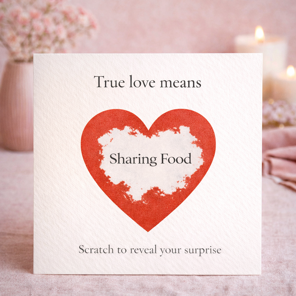 Funny Scratch Card for Couples, True Love Surprise Reveal Card, Playful Gift, Valentine's Day - Image 2