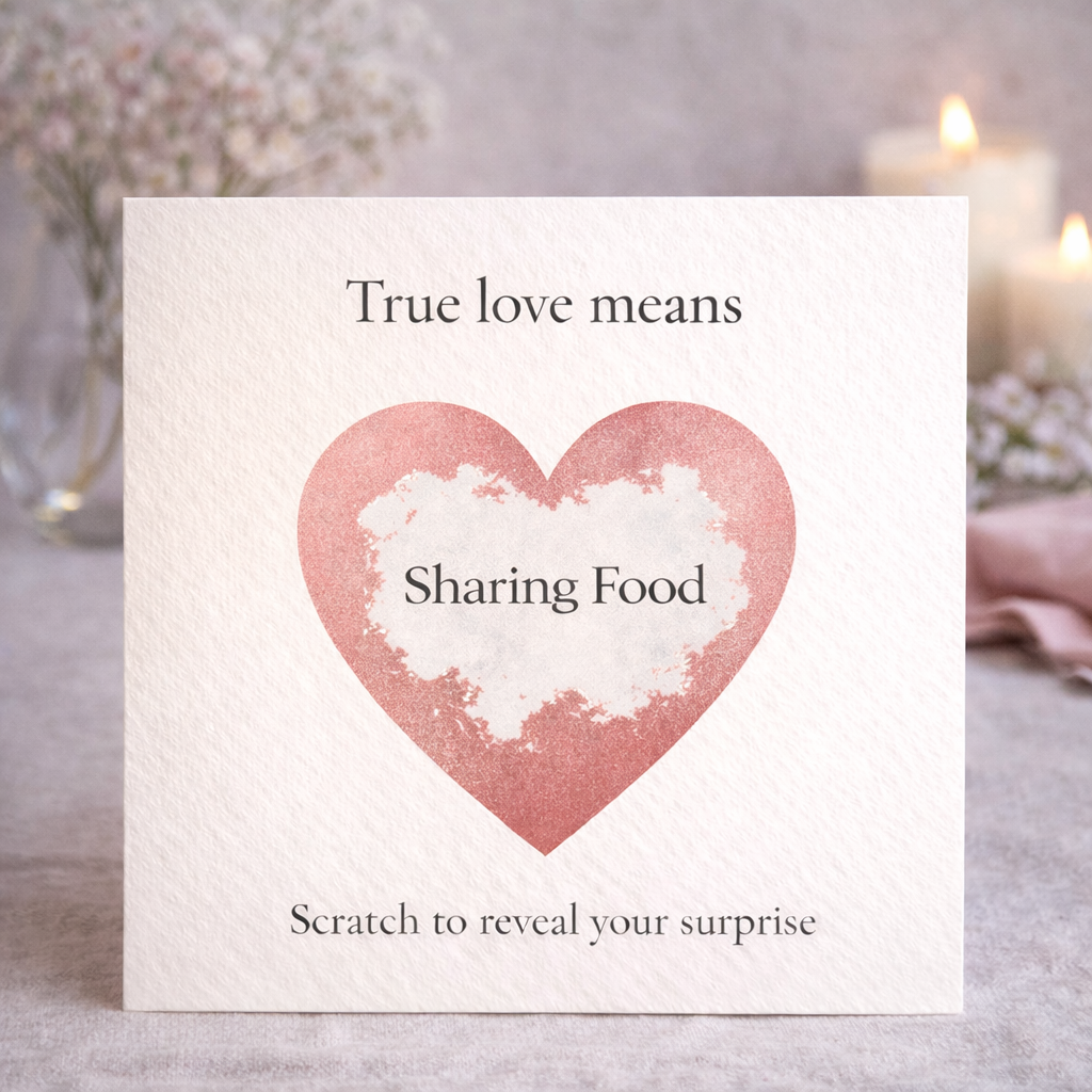 Funny Scratch Card for Couples, True Love Surprise Reveal Card, Playful Gift, Valentine's Day - Image 3