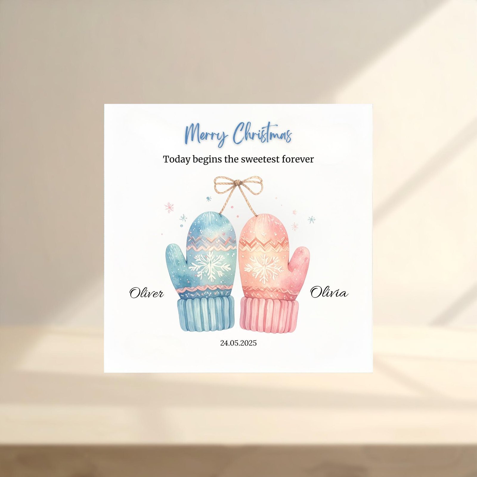 Personalized Love Card, Anniversary, Valentine's Day