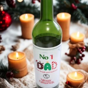 Personalized Wine Bottle Label, Custom Vinyl Sticker Gift