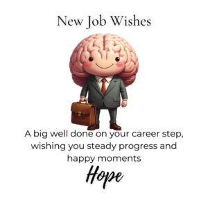 Funny New Job Card: Career Celebration, New Beginnings