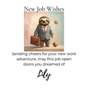 Funny New Job Greeting Card Celebrate A Bold Career Move With Confidence And A Smile