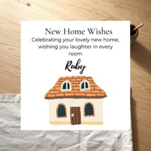 Funny New Home Greeting Card Personalised Housewarming Card Welcome Home Gift For Couples Friends Or Family New Beginnings Celebration