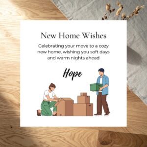 Personalised New Home Card Funny Housewarming Greeting Welcome To Your New Place Perfect Moving House Gift Coupe Gift Wife Gift Husband Gift