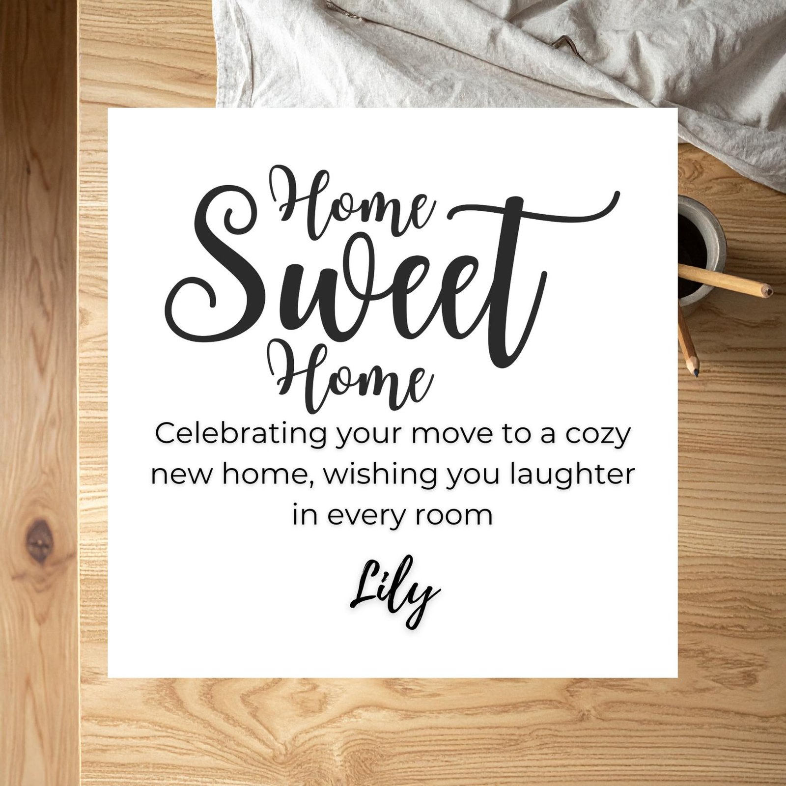 New Home Card Funny Personalised Welcome Home Greeting Perfect Housewarming Gift For Any New Place
