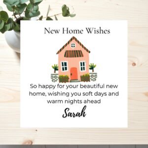 Personalised Welcome Home Card Funny New Home Greeting Ideal Housewarming Gift For Couples Or Families