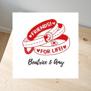 Funny Best Friend Card Personalised With Name, Encouraging Friendship Greeting Card For Support, Good Luck, Life Moments, Bestie Gift Idea