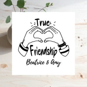 Personalised Friendship Card With Name, Funny Best Friend Greeting Card For Life Changes, New Job, Exams, Big Decisions
