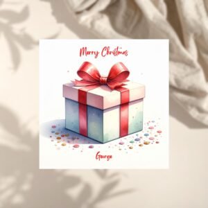 Personalized Christmas Card, Family Holiday Greeting