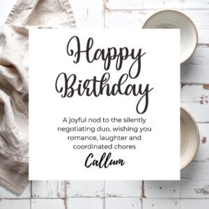 Anniversary Card for Husband Dad or Partner, Thoughtful Romantic Card Celebrating Love Marriage and Family