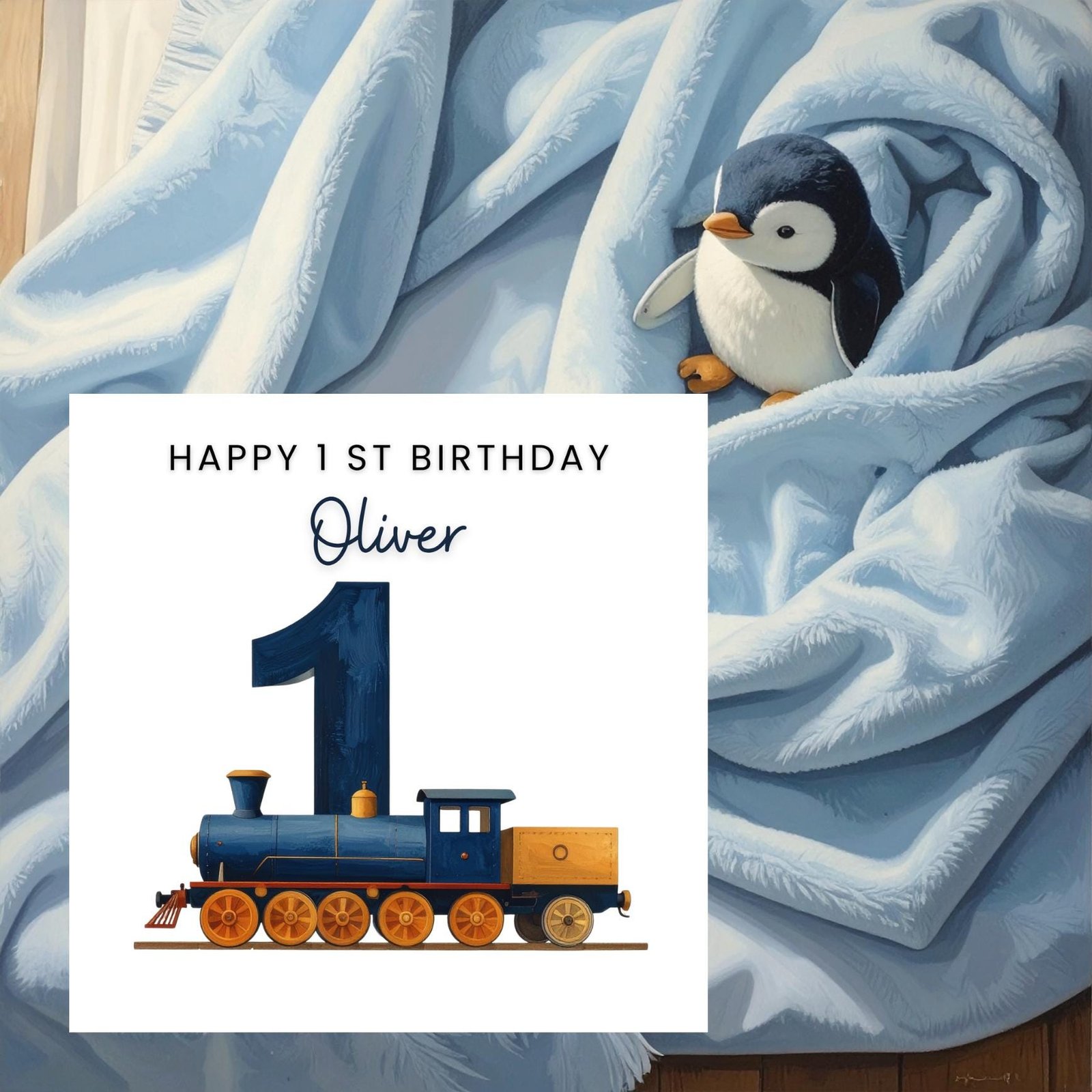 1st Birthday Card Baby Boy, First Birthday Boy Card, Personalised One Today Card, Boy 1st Birthday Card, Birthday Gift For Boy