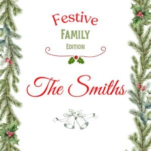 Personalized Holiday Bottle Label, Custom Vinyl Sticker