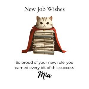 Funny New Job Card: Congratulations, Career Upgrade