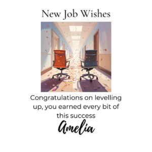 Funny New Job Card With Office Humor Celebrate A Fresh Start And Career Confidence
