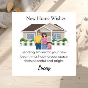 New Home Card Personalised Funny Housewarming Gift Moving House Card For Couples Friends And Family