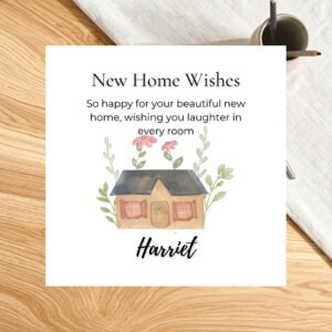 Funny Housewarming Card Personalised New Home Greeting Welcome Home Gift For New House Or First Apartment