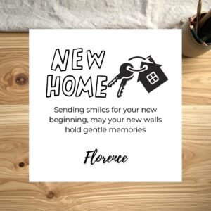 New Home Greeting Card Funny Personalised Housewarming Card For Couples New Beginnings And Fresh Starts