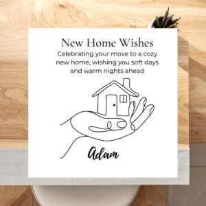 Moving House Card Personalised Funny New Home Greeting Welcome To Your New Chapter Housewarming Gift