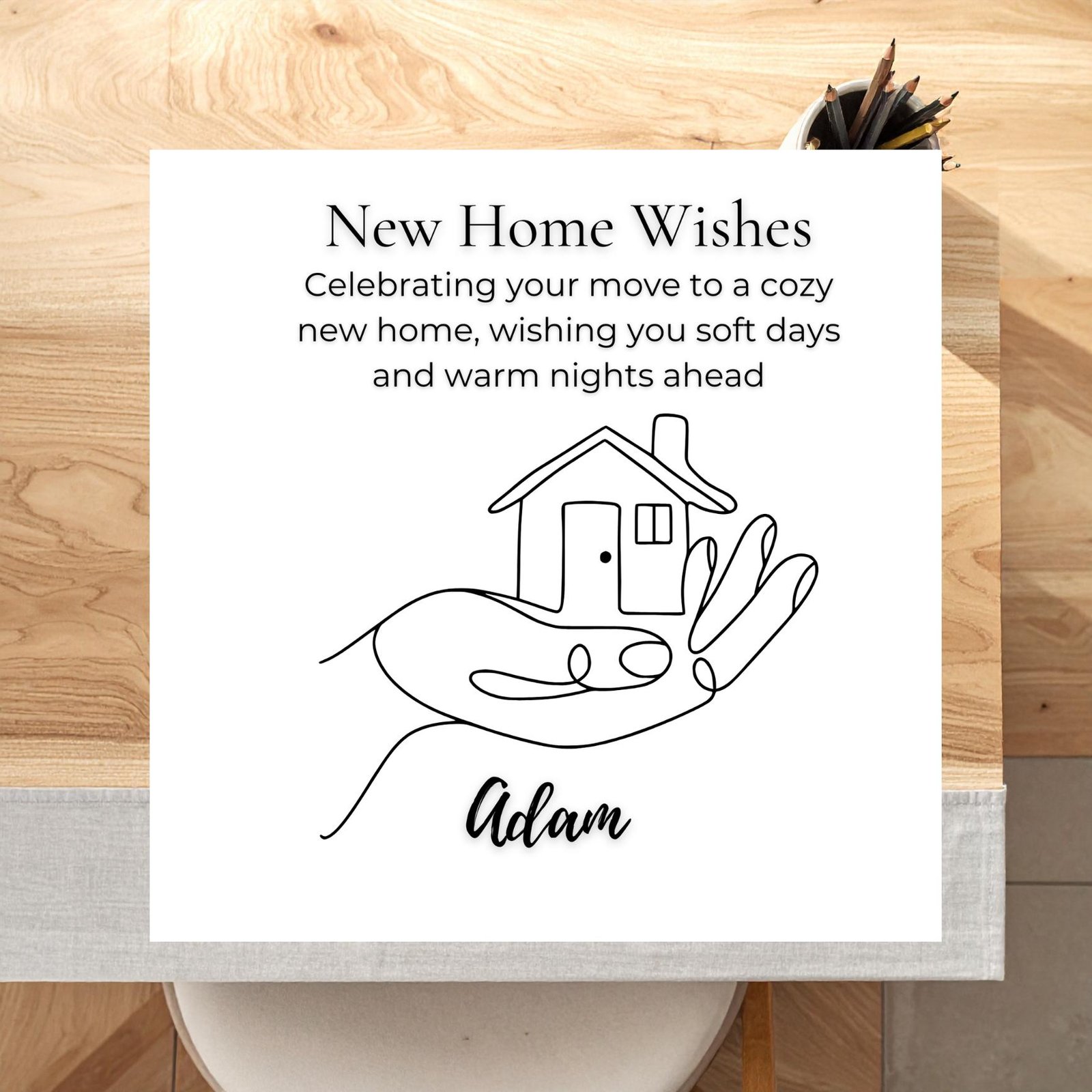 Moving House Card Personalised Funny New Home Greeting Welcome To Your New Chapter Housewarming Gift