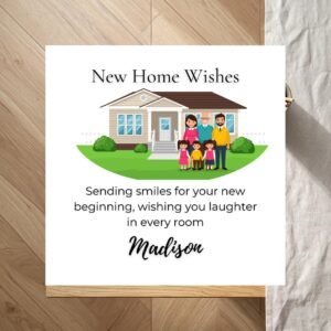Funny New House Card Personalised Welcome Home Greeting Thoughtful Housewarming Card For First Homes