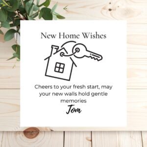 Funny Housewarming Greeting Card Personalised New Home Welcome Card For Moving Day And Fresh Starts
