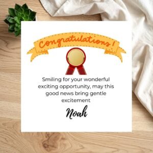 Congrats Card For Best Friend, Personalised Funny Greeting To Celebrate Success New Beginnings And Big Wins