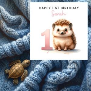 1st Birthday Card Boy, First Birthday Card For Boy, Personalised Baby Boy Card, Boy Turns One Card, 1st Birthday Boy Gift