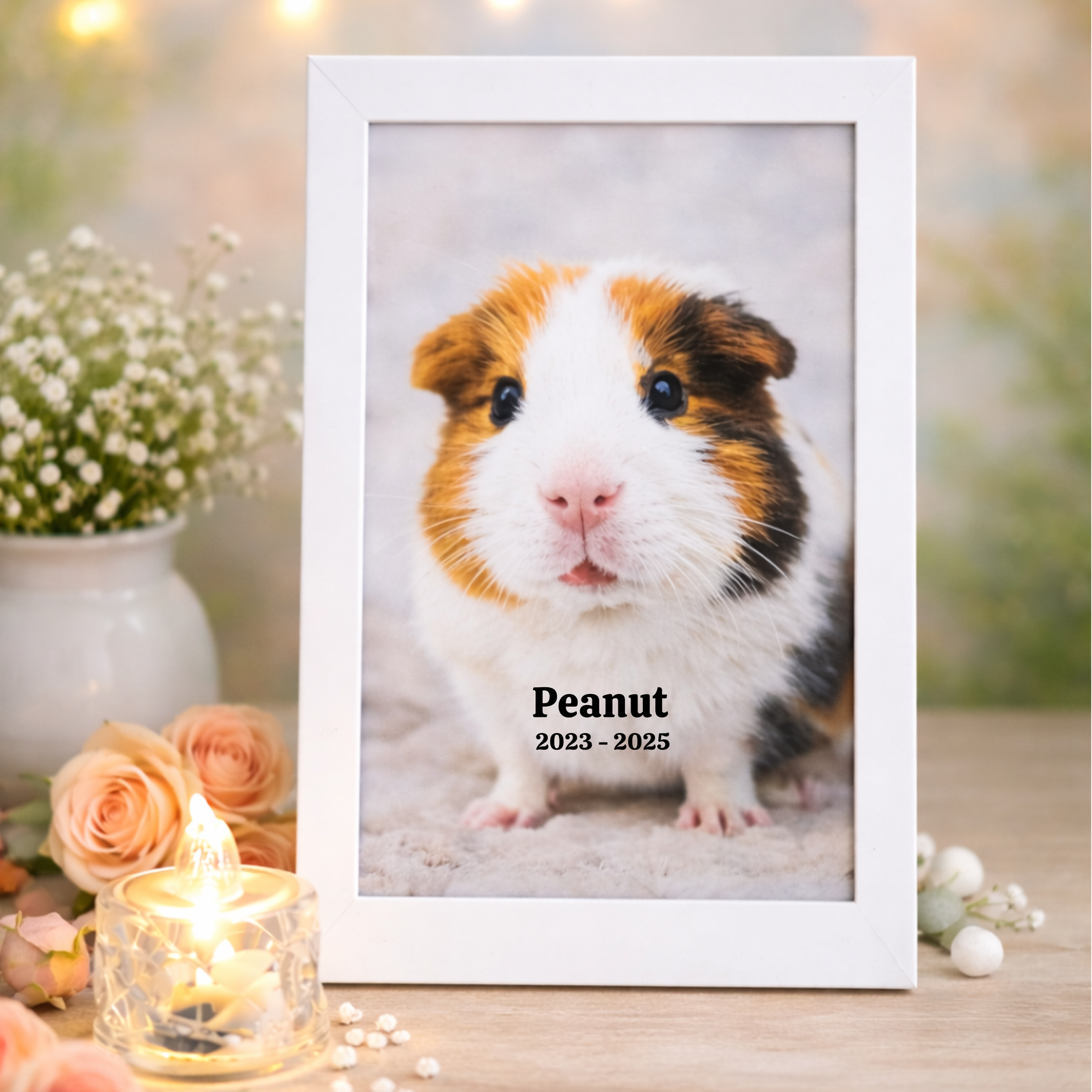 Personalised Pet Memorial Print, Custom Dog or Cat Loss Photo Tribute, Rainbow Bridge Remembrance Gift, Pet Sympathy Keepsake - Image 4