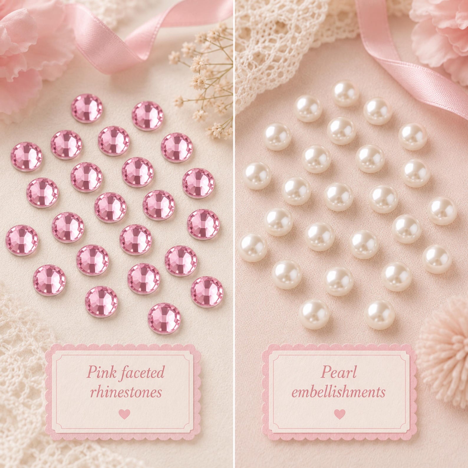 Personalised pink teddy bear first birthday card styled as a keepsake gift